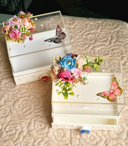 Boxes with Lid & Drawer